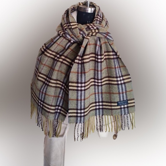 Burberry Other - Vintage Burberry muffler. New condition, worn twice.